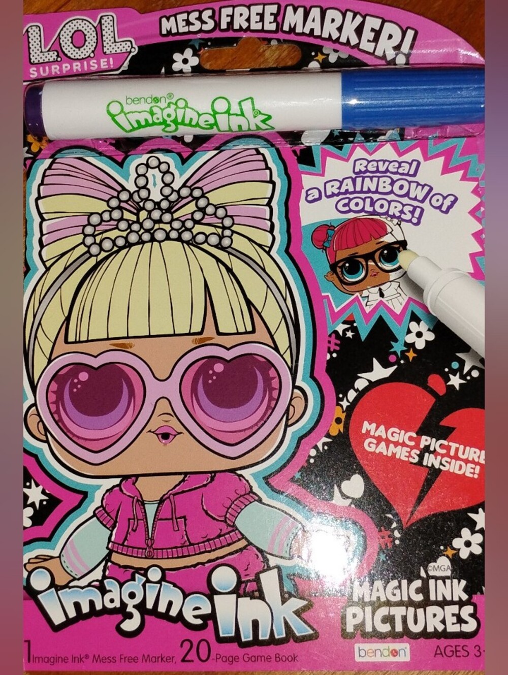 L.O.L. Surprise! Imagine Ink Kit - Pink, Purple, Blue, White